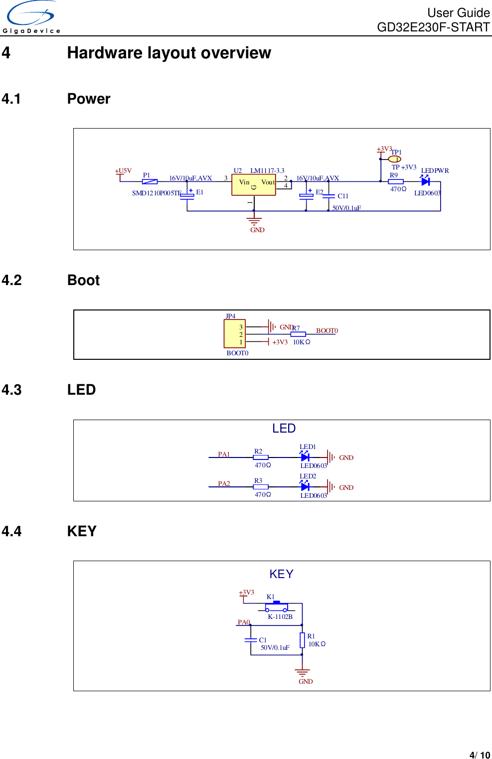 Page 5 of 11 - GD32E230F-START User Guide V1.0
