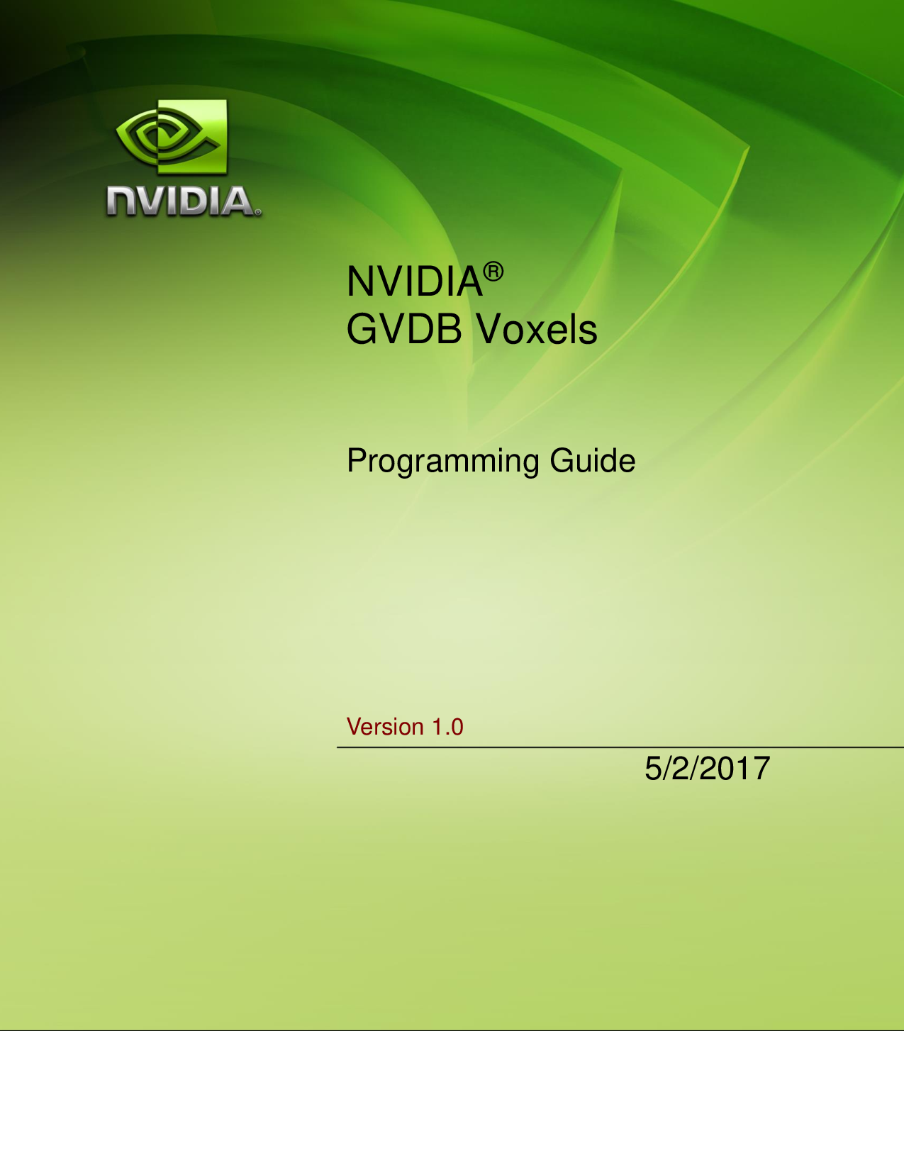 GVDB Programming Guide
