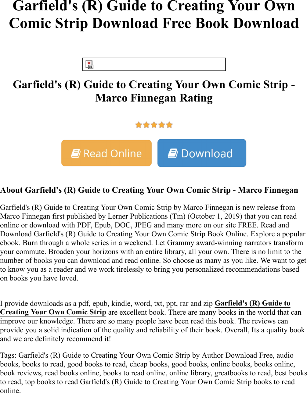 garfield-s-r-guide-to-creating-your-own-comic-strip-marco-finnegan