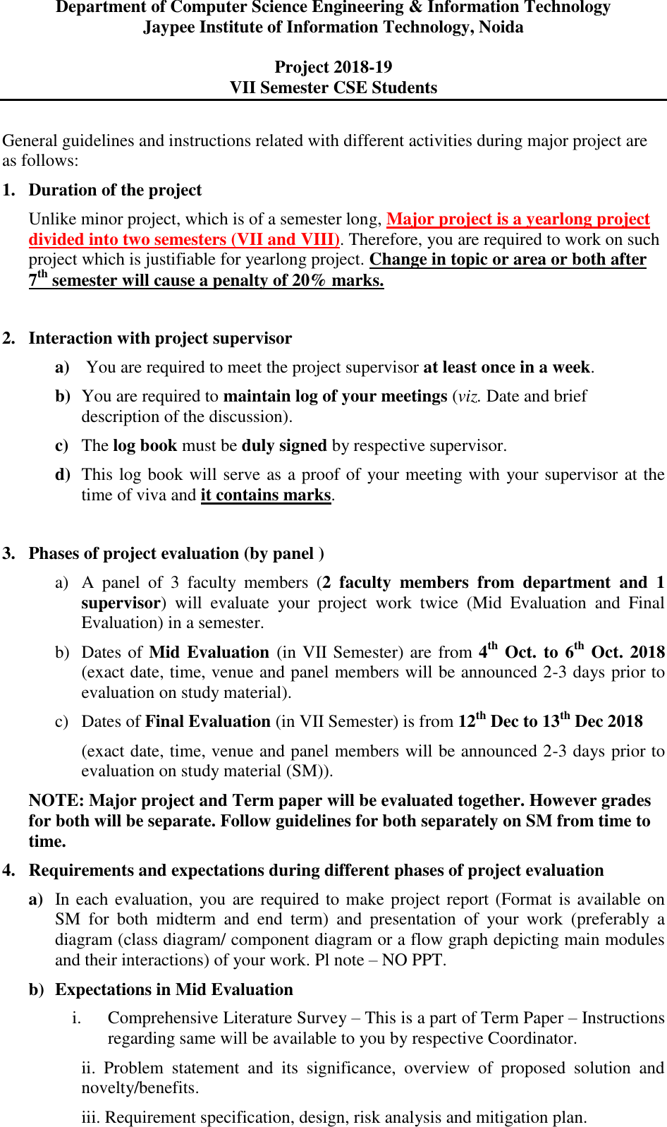 Page 1 of 2 - General Instructions (important)