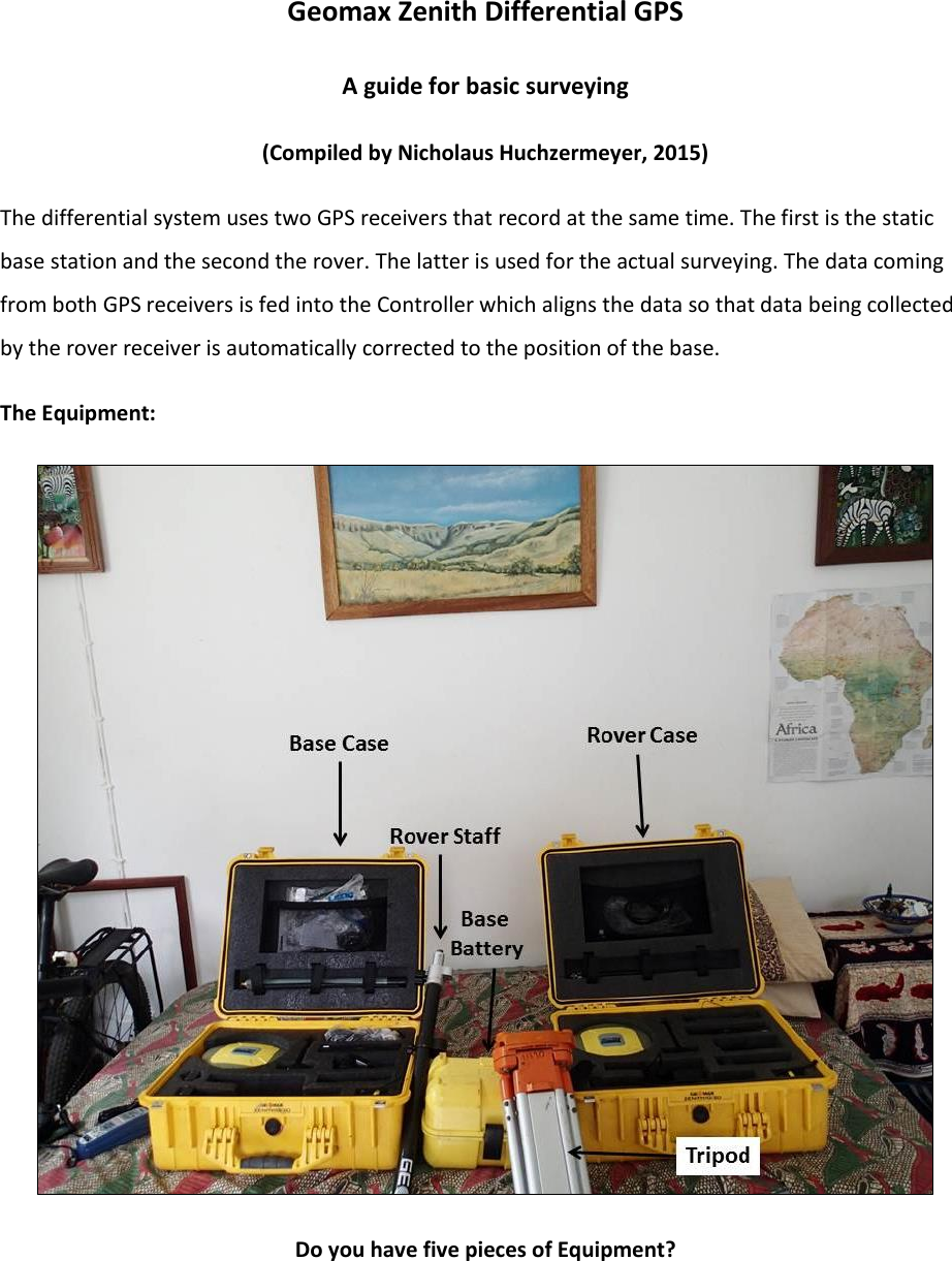 Page 1 of 10 - Geomax Zenith DGPS Instructions