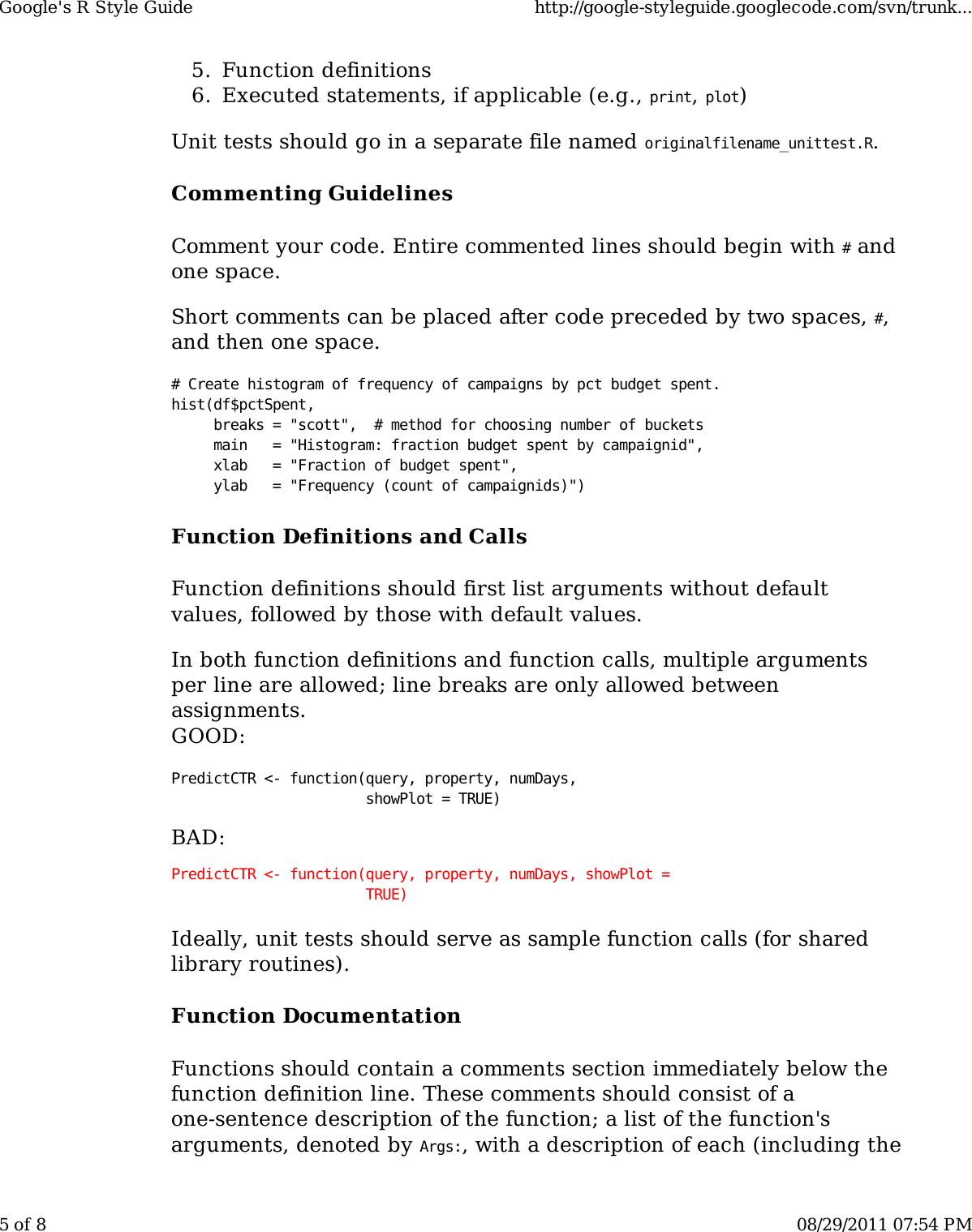 Page 5 of 8 - Google's R Style Guide