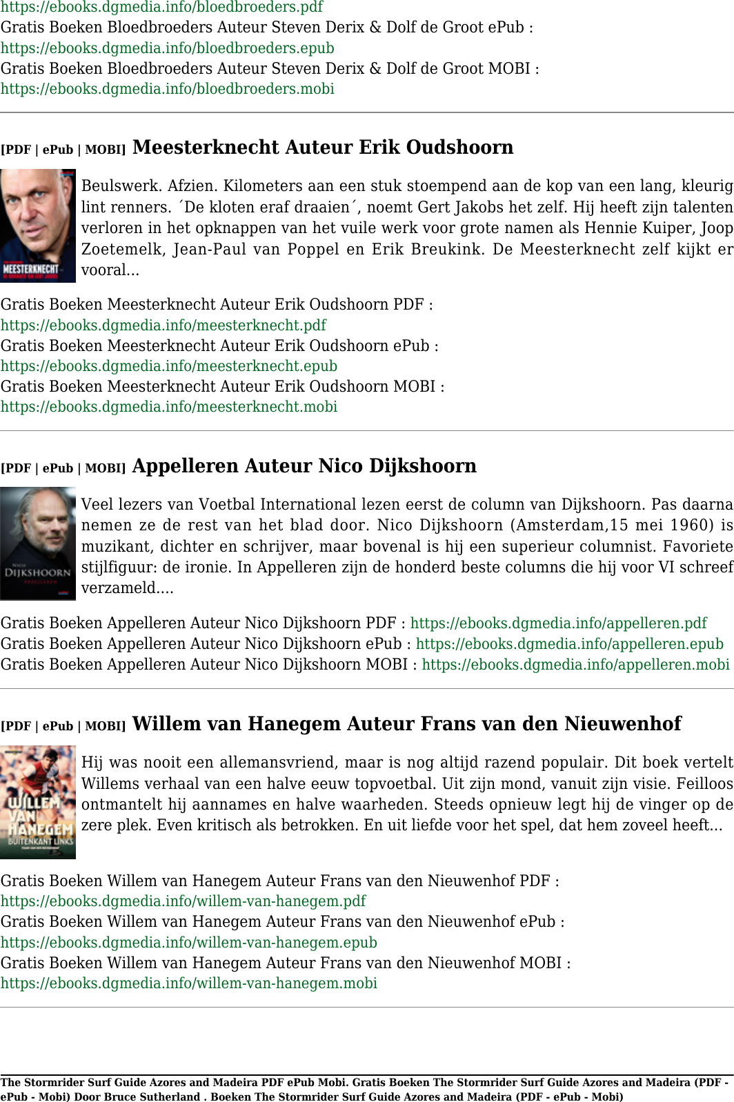 Page 8 of 11 - Gratis Boeken The Stormrider Surf Guide Azores And Madeira Van Bruce Sutherland(PDF - EPub Mobi) (PDF E Pub Door Suther