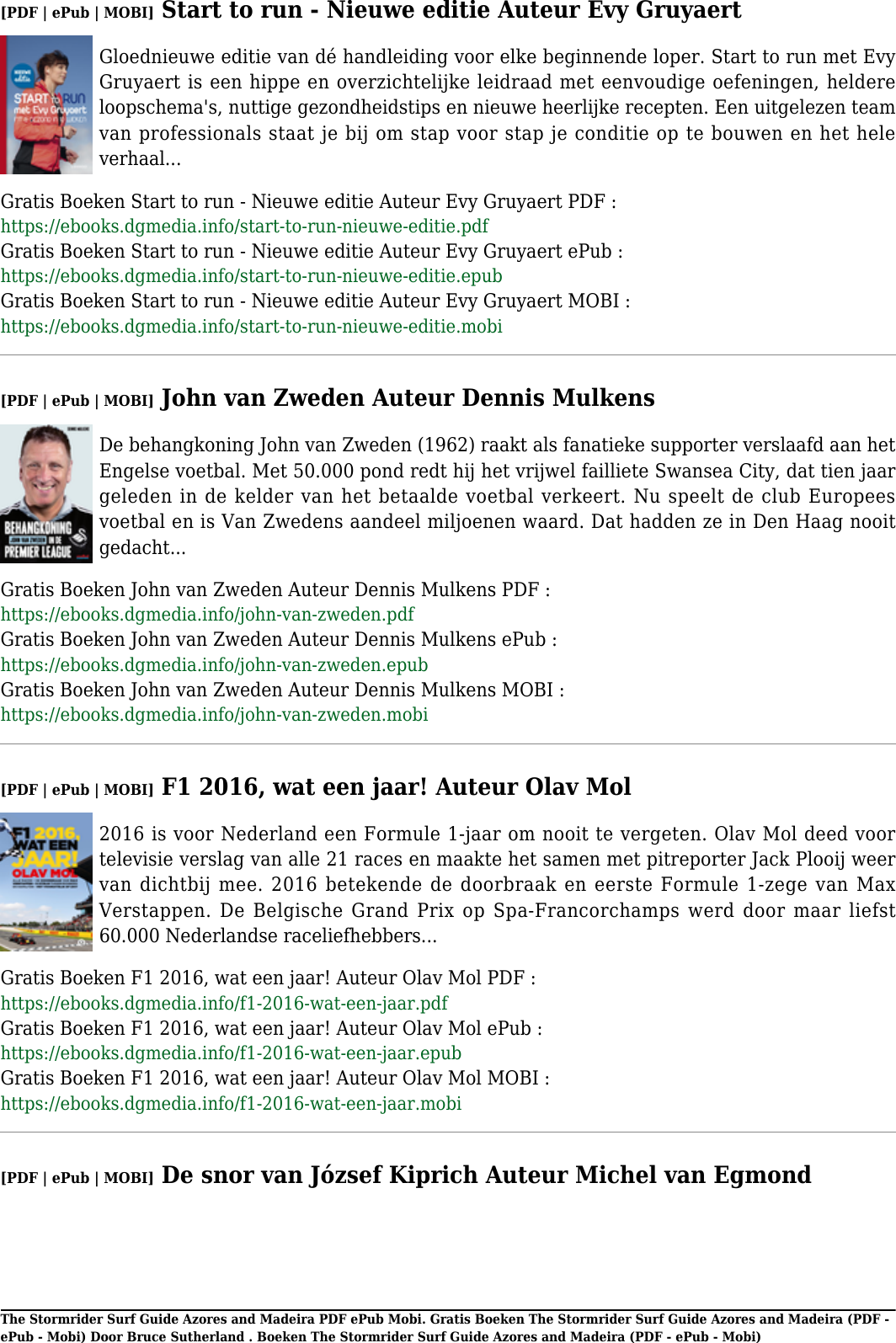 Page 9 of 11 - Gratis Boeken The Stormrider Surf Guide Azores And Madeira Van Bruce Sutherland(PDF - EPub Mobi) (PDF E Pub Door Suther