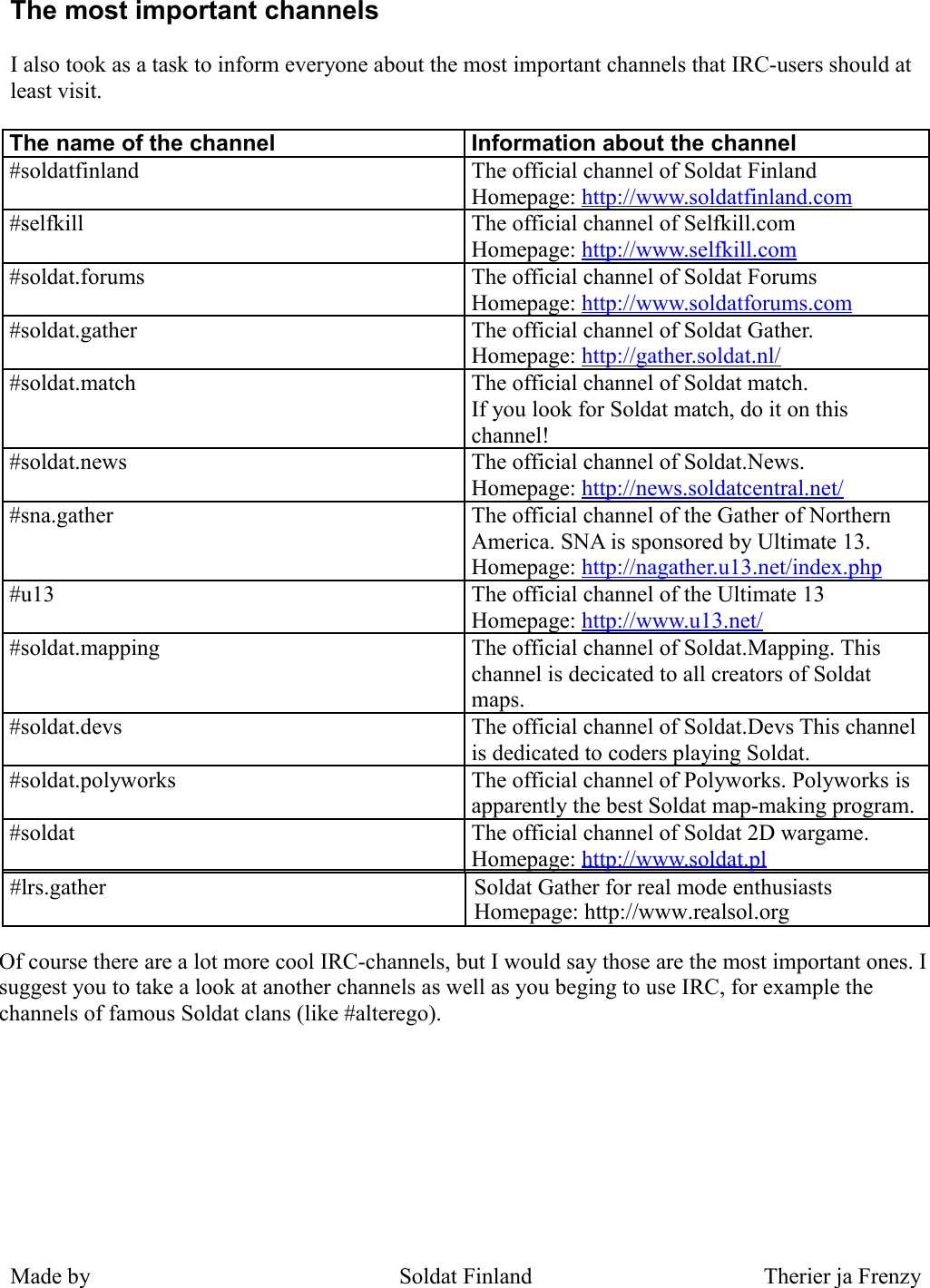 Page 10 of 11 - Guide To The MIRC Soldat IRC - English