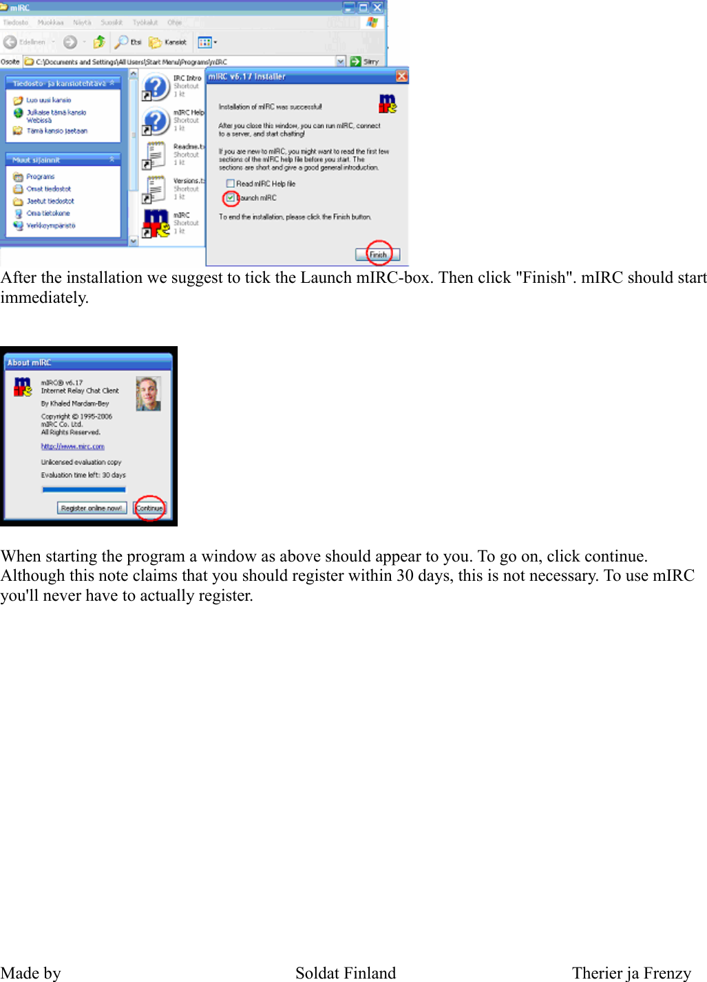 Page 4 of 11 - Guide To The MIRC Soldat IRC - English