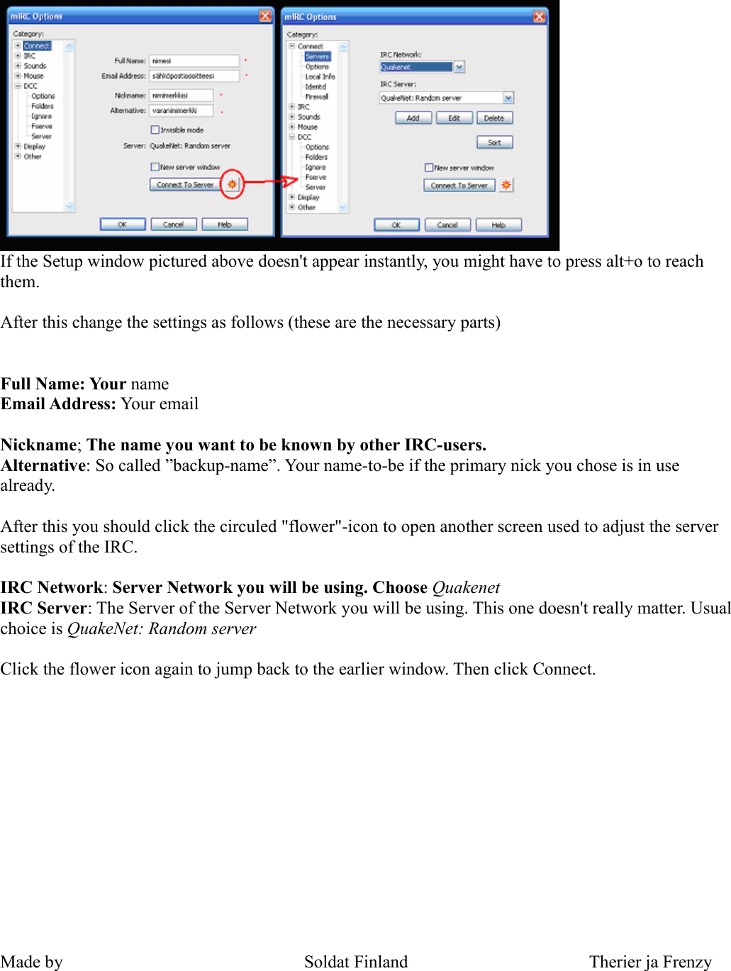 Page 5 of 11 - Guide To The MIRC Soldat IRC - English
