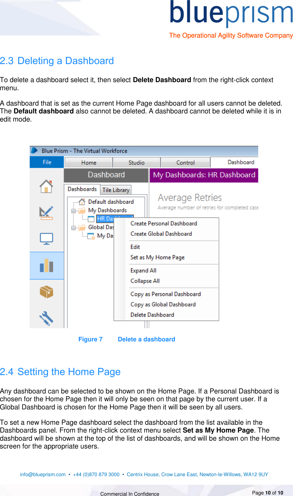 Page 10 of 10 - Guide To The Blue Prism Dashboard