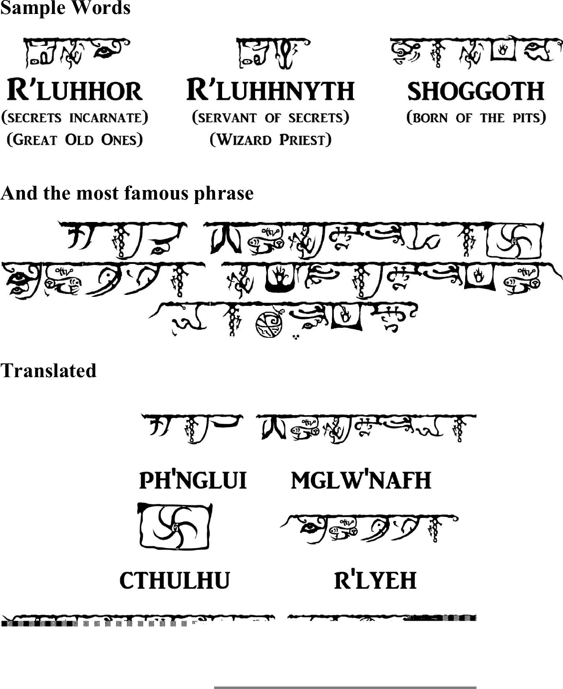 Page 7 of 7 - Guide To The Rlyehian Font