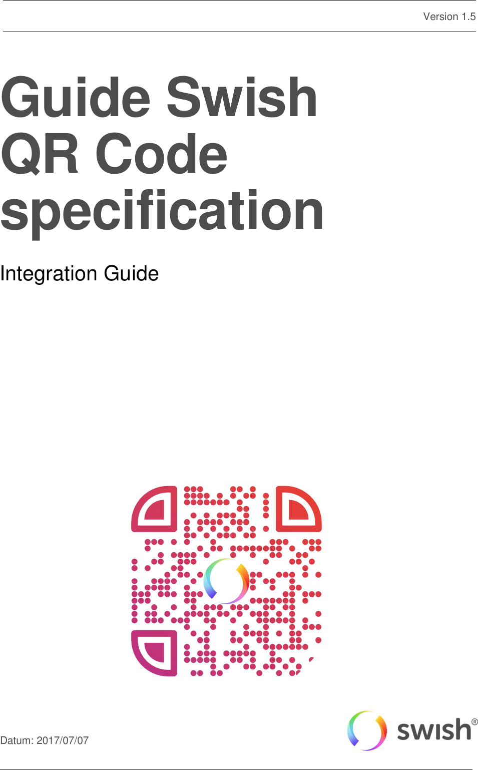 Page 1 of 8 - Guide-Swish-QR-code-design-specification V1.5