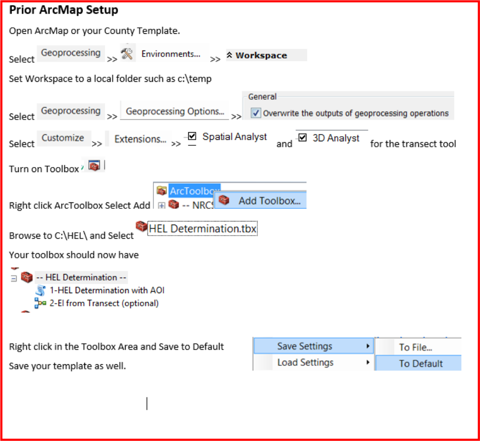 Page 2 of 11 - HEL Tool Installation Instructions For State GIS Specialsit