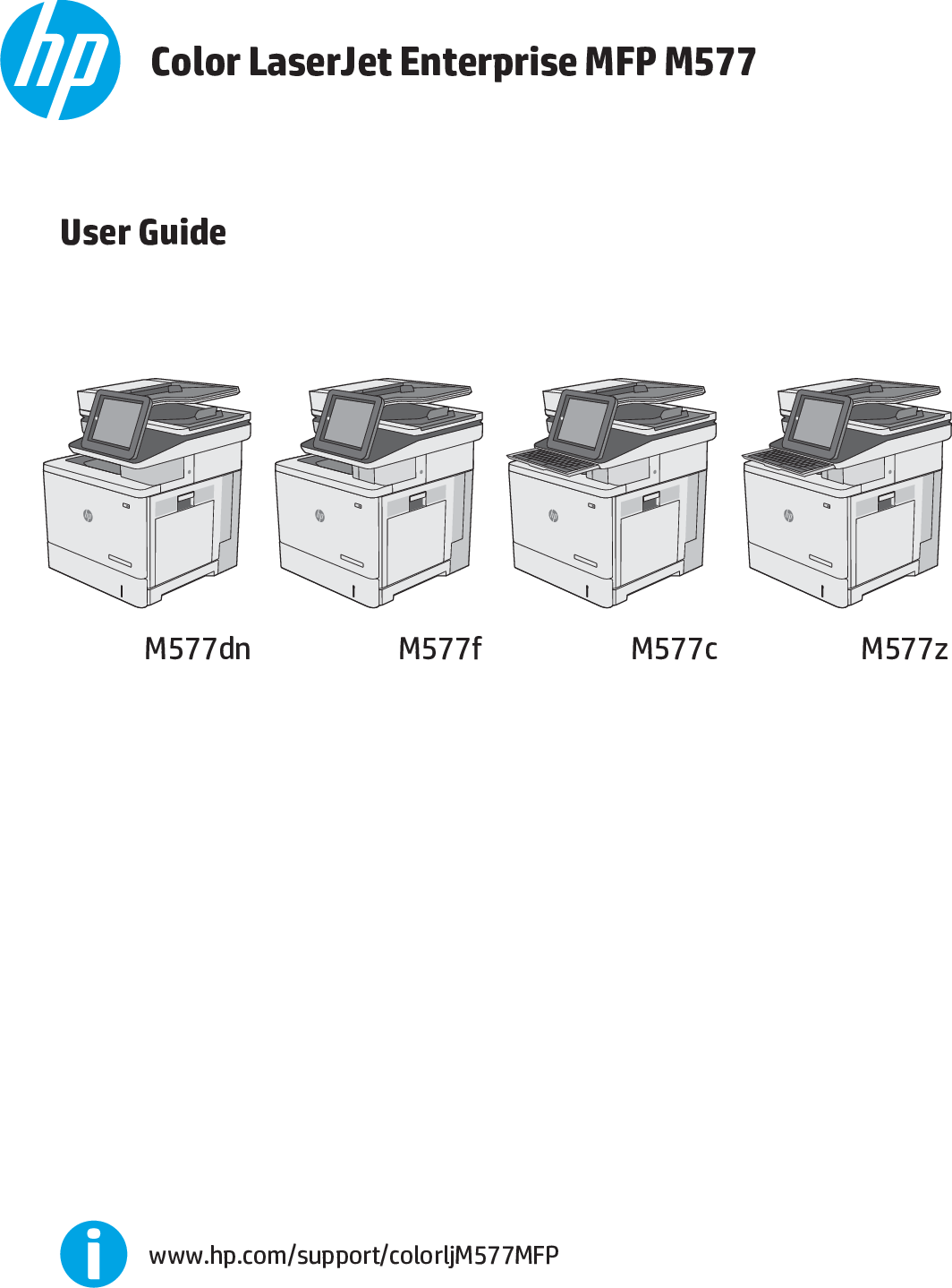 HP Color LaserJet Enterprise MFP M577 User Guide ENWW HPM577operatorsmanual