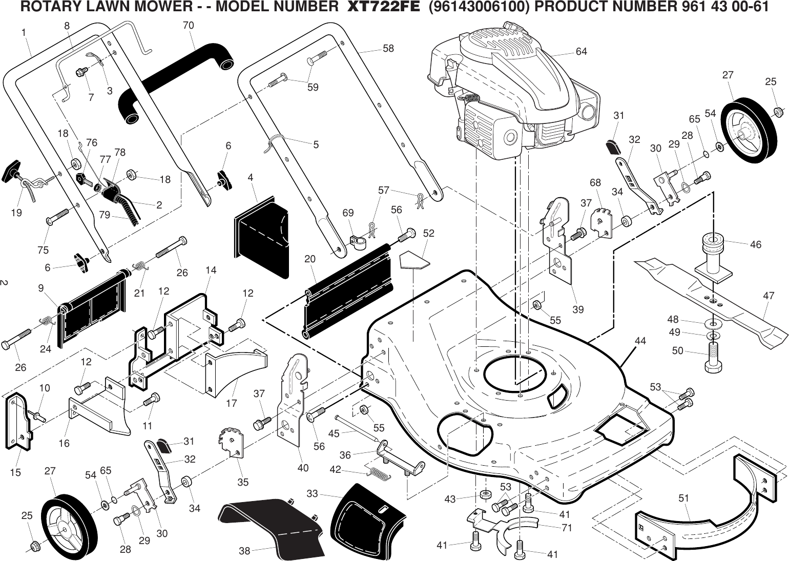 Page 2 of 5 - IPL, XT722FE, 2009-11, LAWN MOWERS  !! HUSI2009 USen 431161