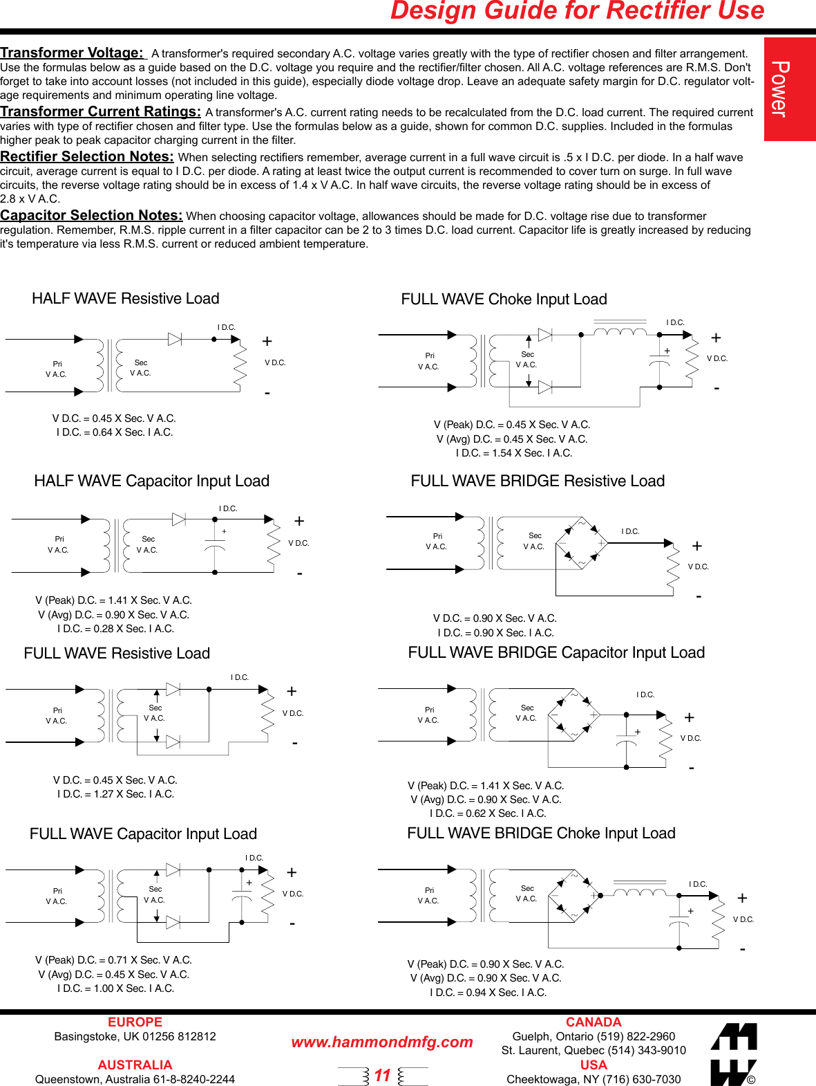 Page 1 of 1 - Hammond Rectifier Design Guide