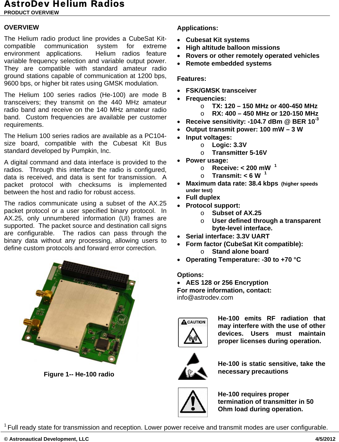 Page 1 of 9 - HeliumUserManual_02092011 Helium User Manual 02092011