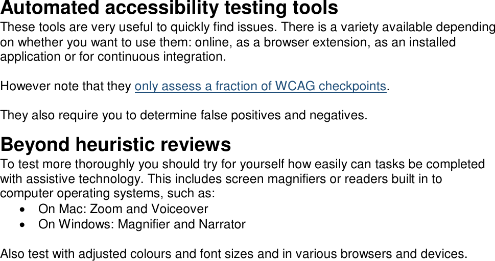 Page 3 of 3 - Heuristic Accessibility Review Guide