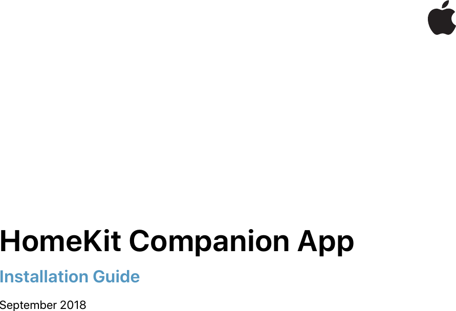 Page 1 of 4 - Home Kit Companion User Manual