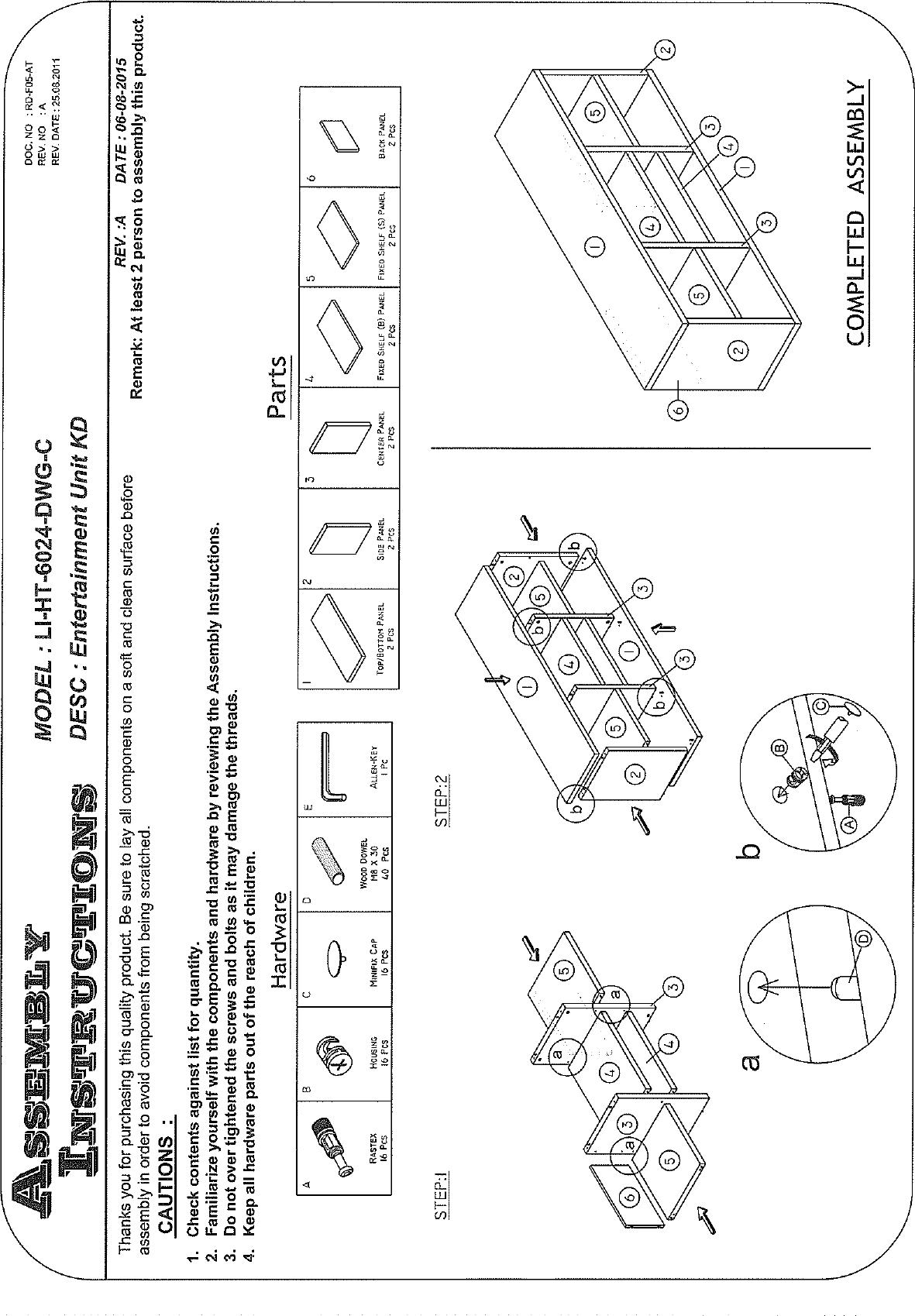 Page 5 of 11 - How To Assemble This Studio Living Product