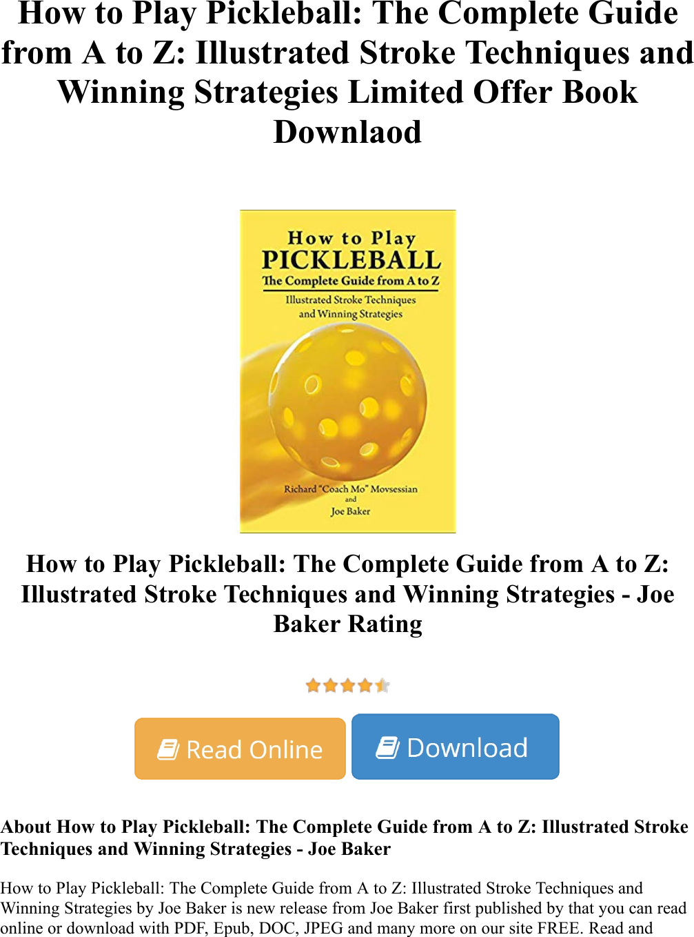 How To Play Pickleball The Guide From A Z Illustrated Stroke
