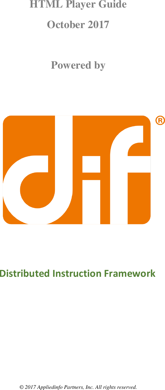 Page 1 of 8 - Html Player Guide
