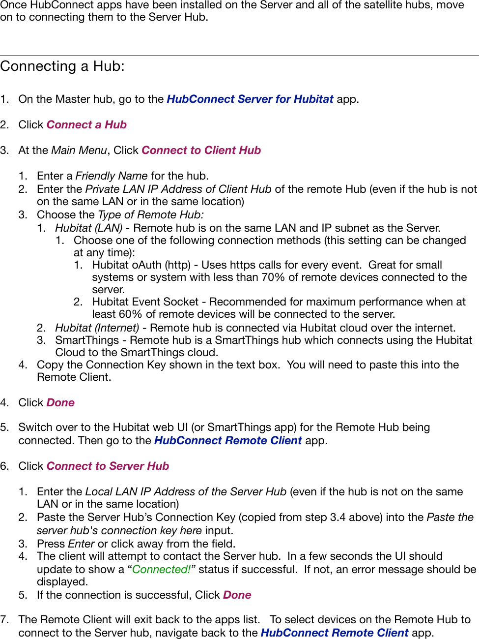 Page 6 of 7 - Hub Connect Installation Instructions