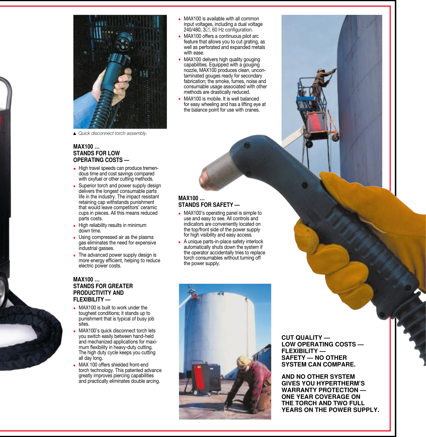 Page 3 of 4 - 108115-MAX100 Eng.qxp Hypertherm-Max100