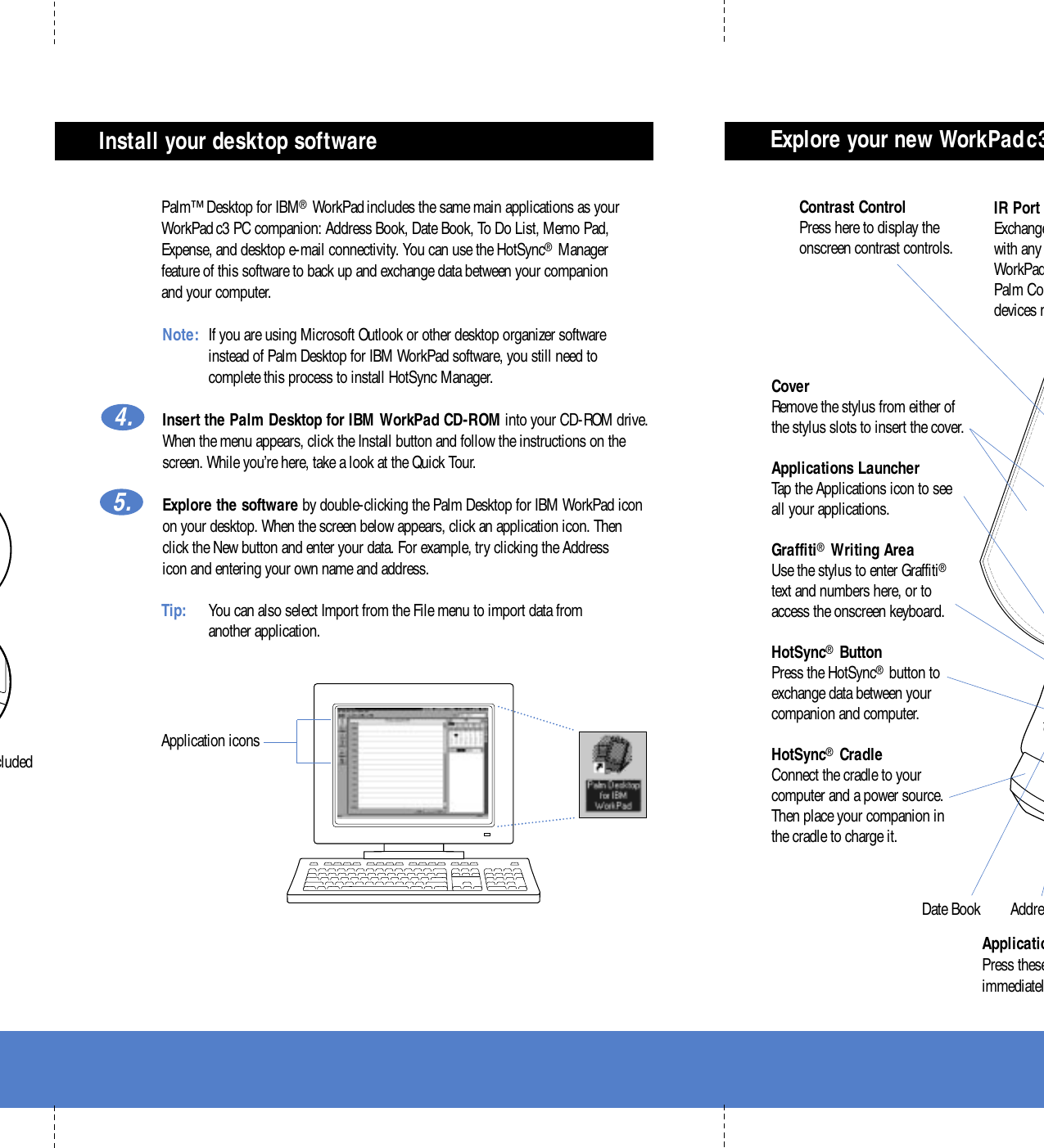 Page 3 of 8 - IBM Workpad C3 Getting Started C3strt