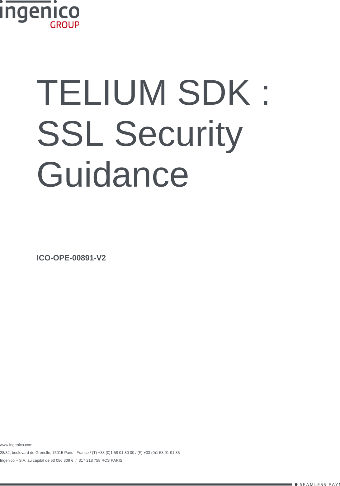 Page 1 of 10 - Report ICO-OPE-00891 Pack SSL Security Guidance User Guide