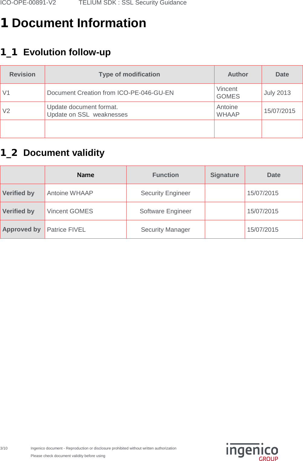 Page 3 of 10 - Report ICO-OPE-00891 Pack SSL Security Guidance User Guide