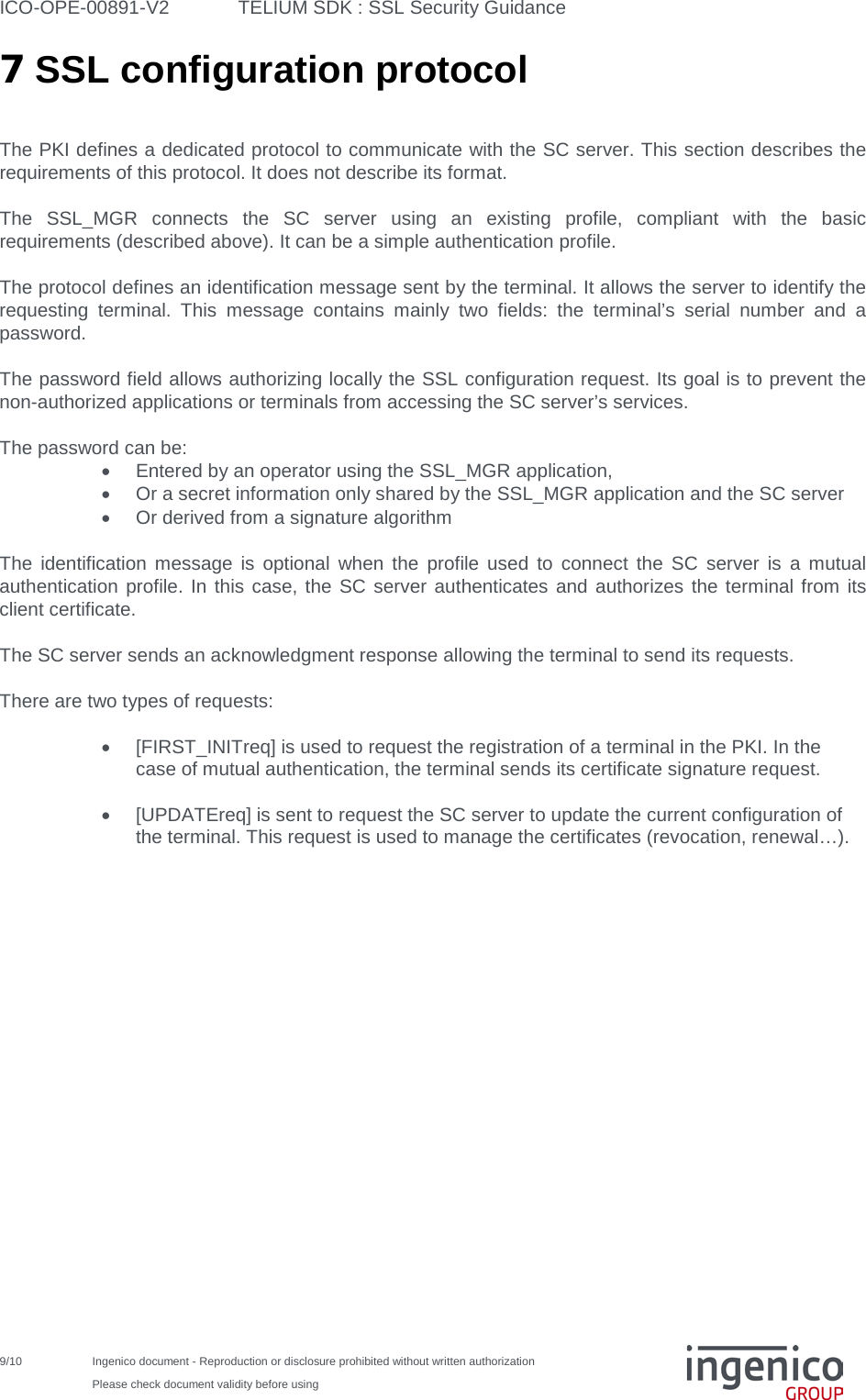 Page 9 of 10 - Report ICO-OPE-00891 Pack SSL Security Guidance User Guide