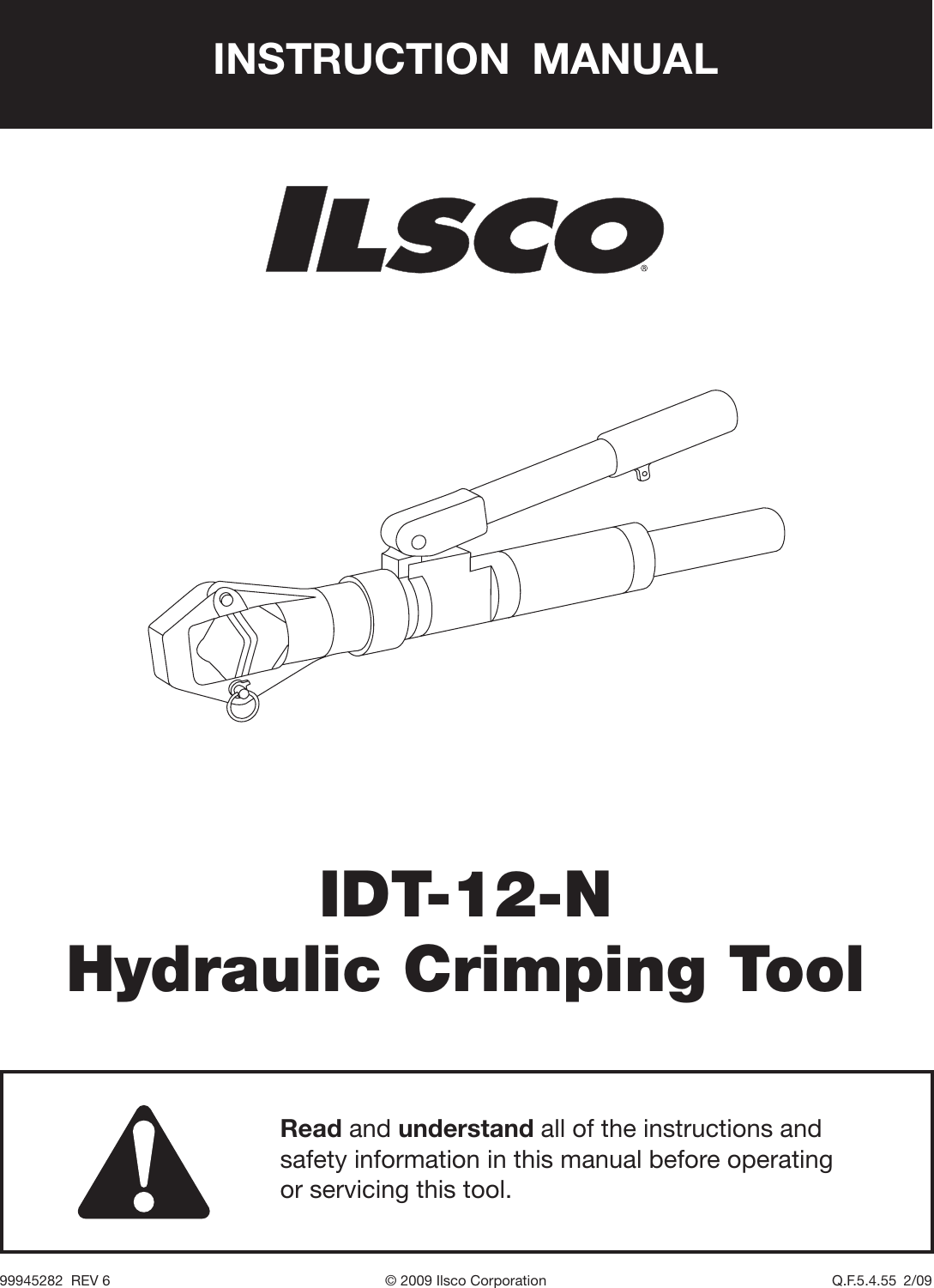 IDT 12 N Hydraulic Crimping Tool