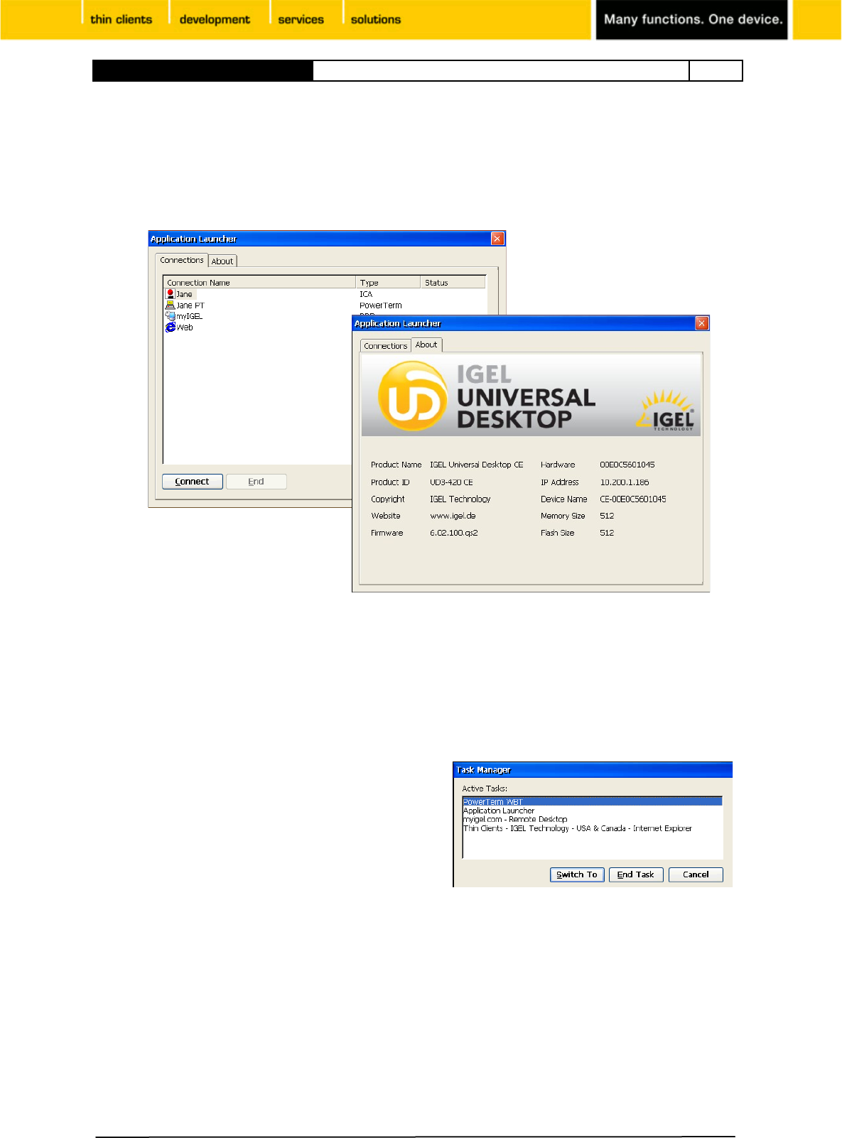 Igel Universal Desktop Linux User Guide Ud Benutzerhandbuch Ce