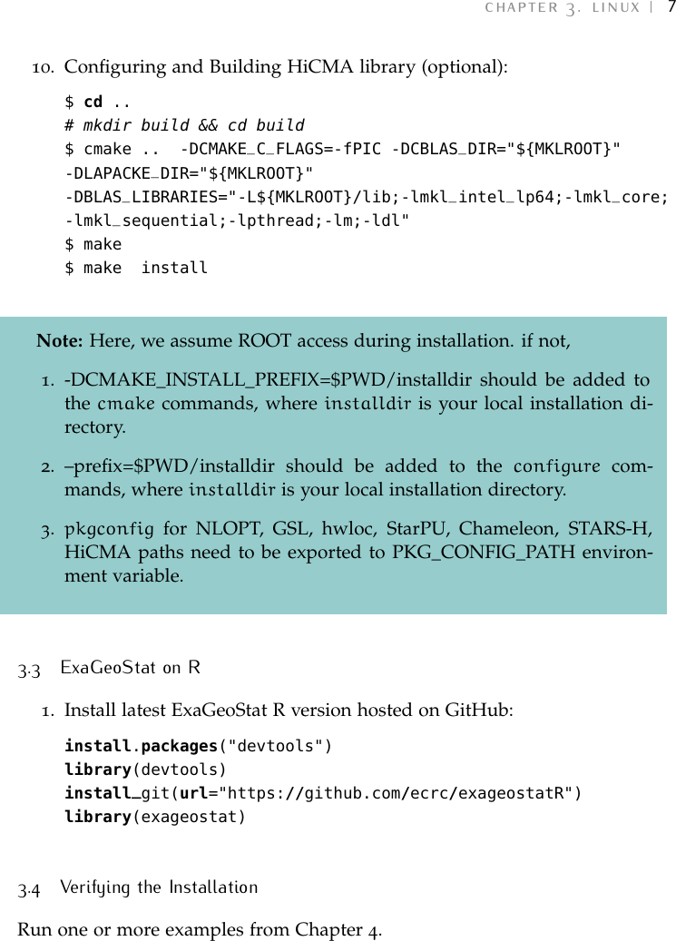 Page 7 of 10 - INSTALLATION USER GUIDE