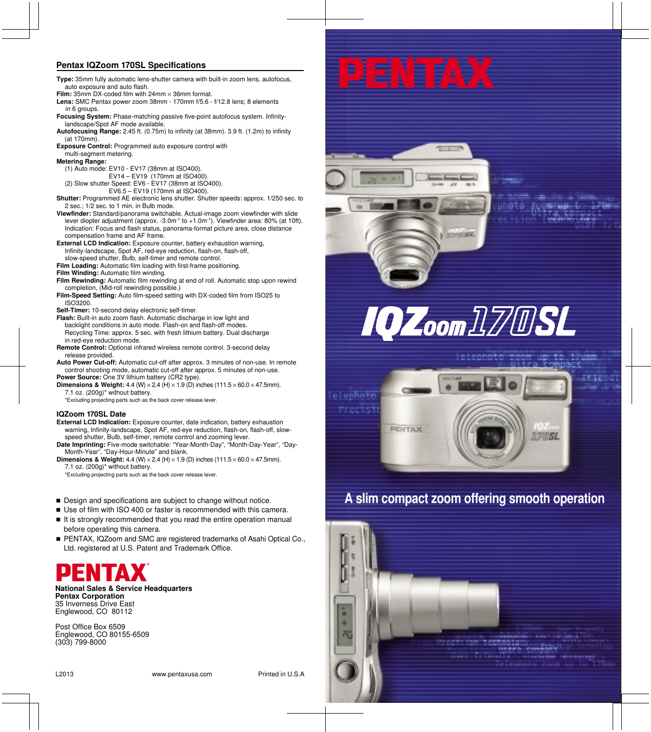 Page 1 of 8 - IQZoom170SL