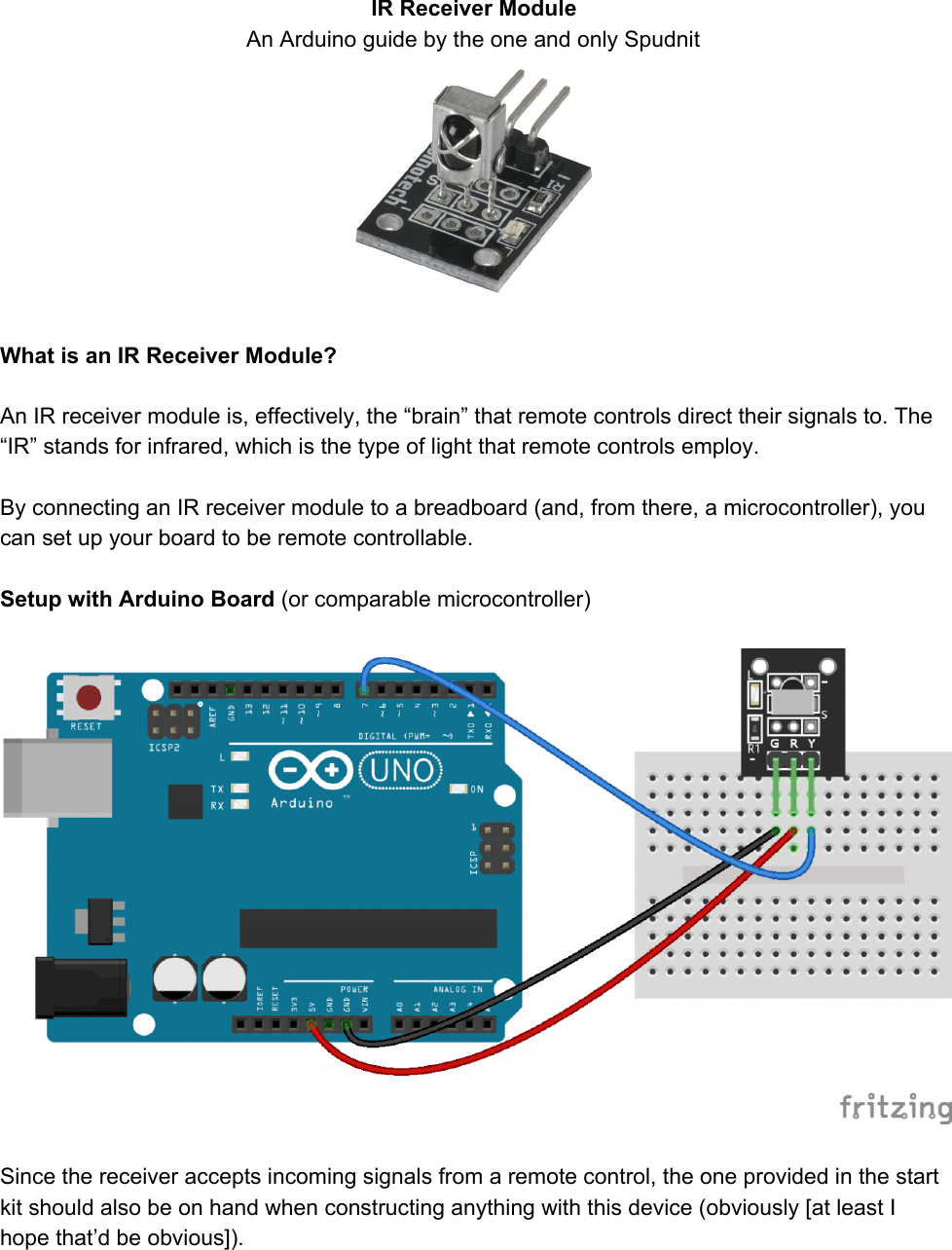 Page 1 of 4 - IR Receiver Module Guide