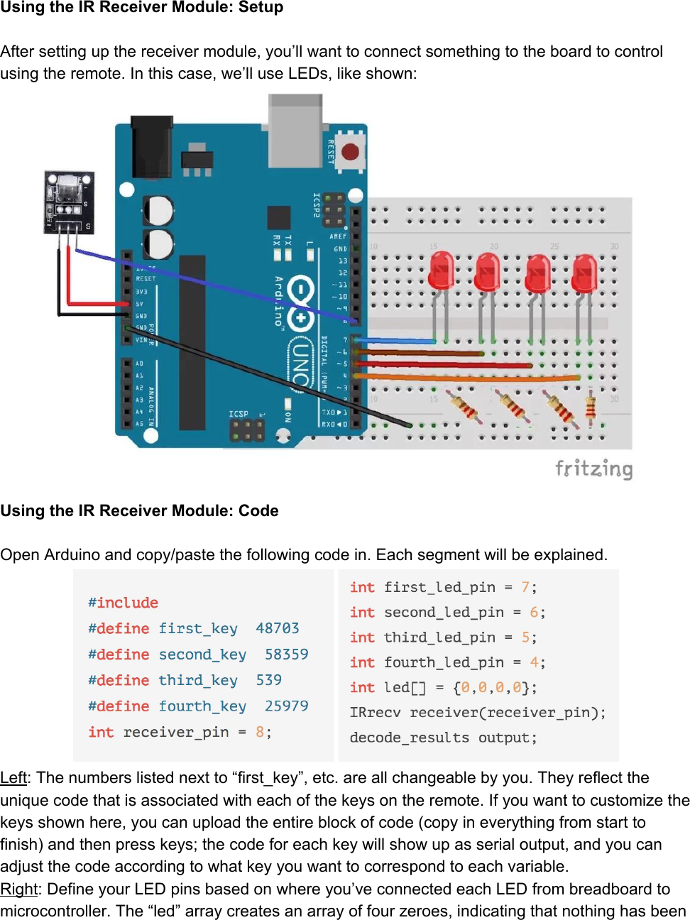 IR Receiver Module Pinout