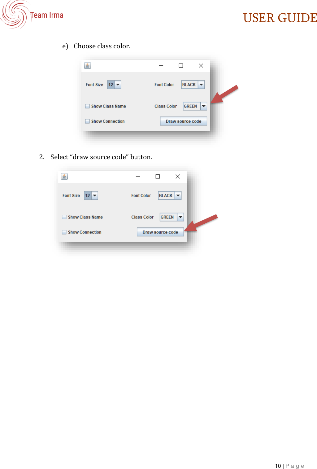 Page 10 of 12 - IRMA User Guide