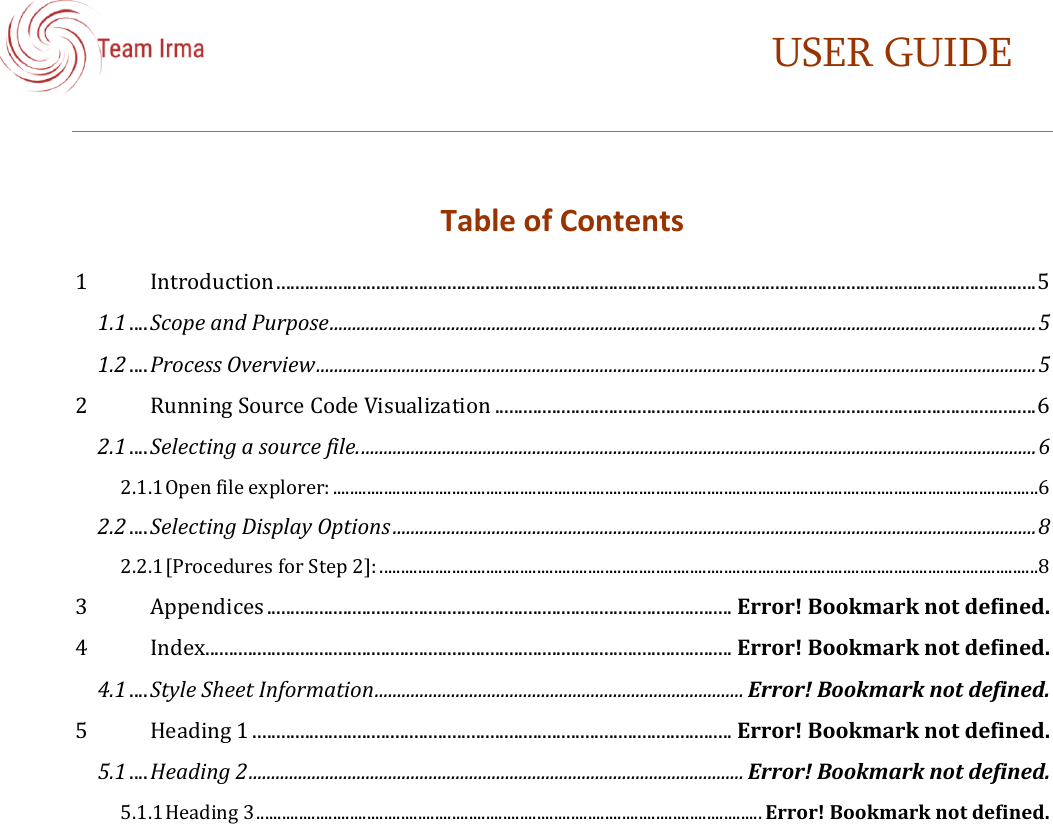 Page 4 of 12 - IRMA User Guide