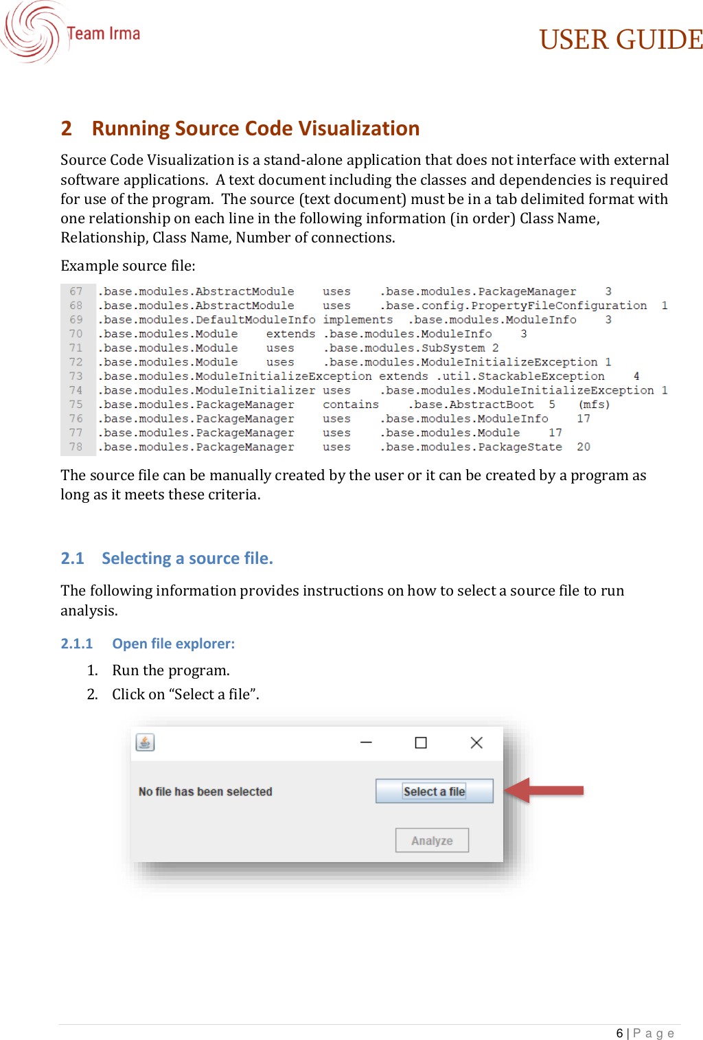 Page 6 of 12 - IRMA User Guide