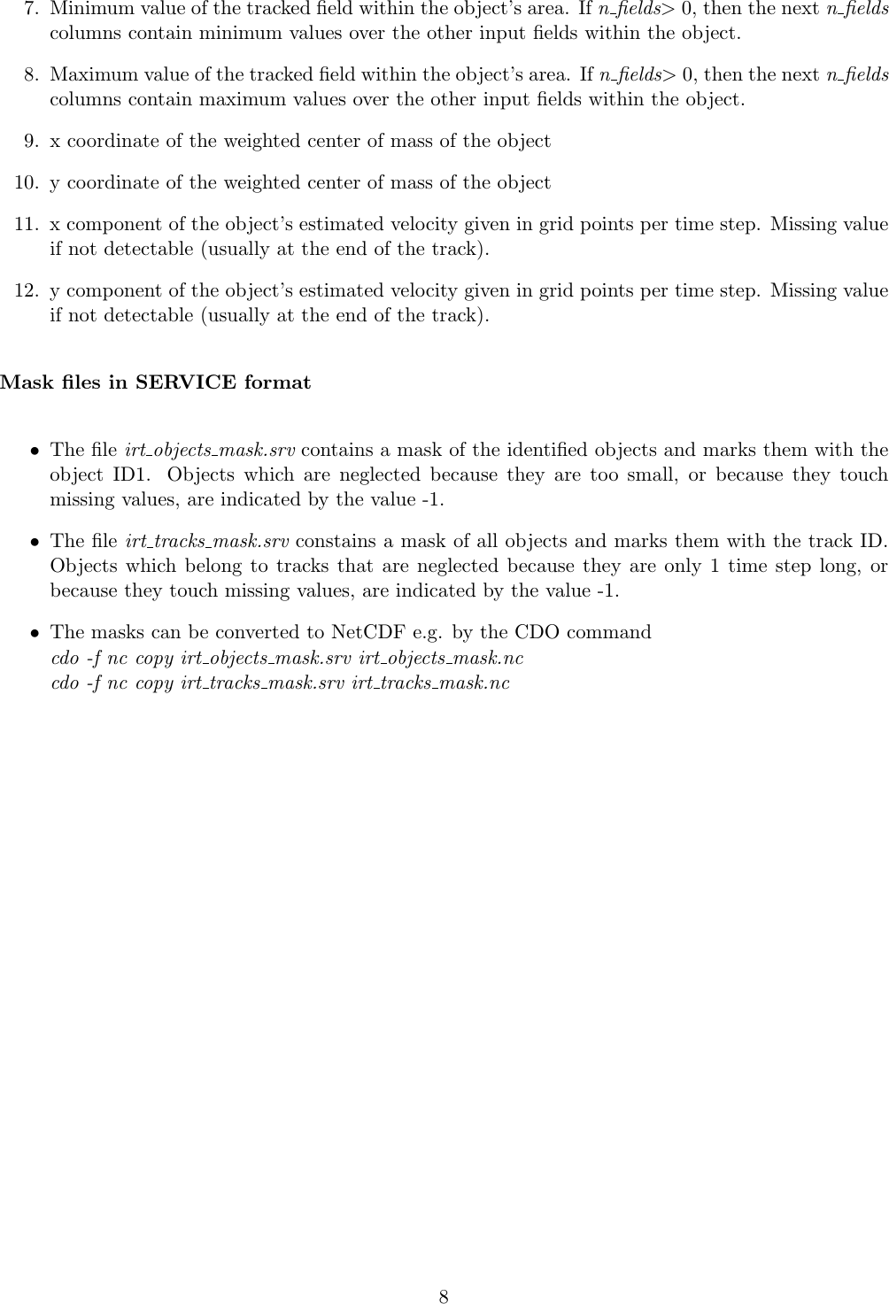 Page 8 of 8 - IRT Manual