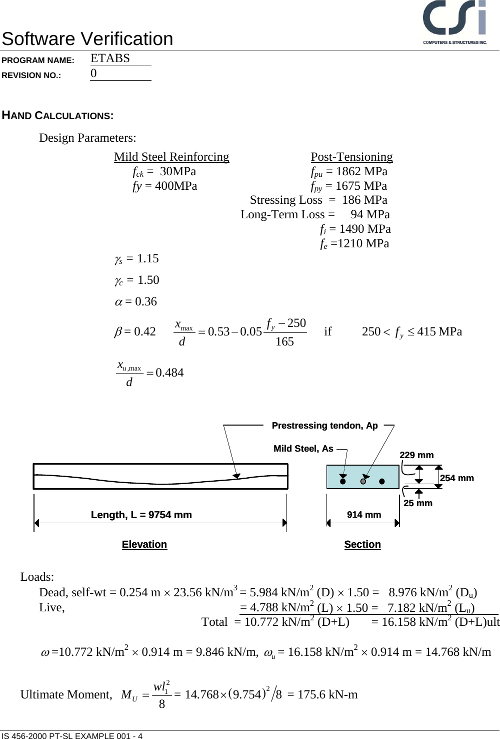 Page 4 of 6 - IS 456-2000 PT-SL Example 001