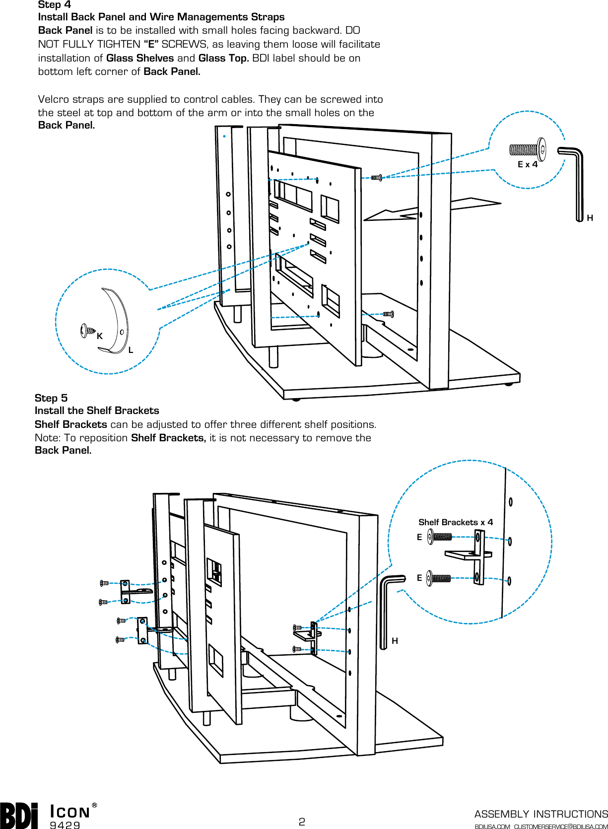 Icon 9429 Bdi Assembly Instructions