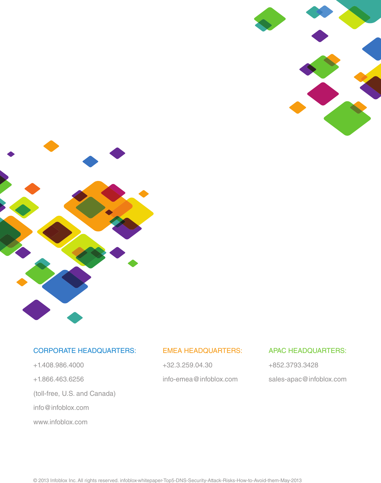 Page 10 of 10 - Infoblox-DNS-Security-Whitepaper