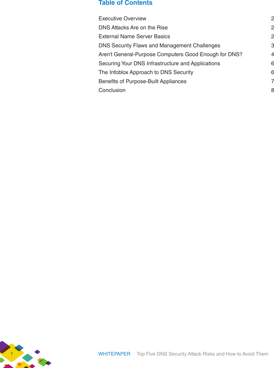 Page 2 of 10 - Infoblox-DNS-Security-Whitepaper