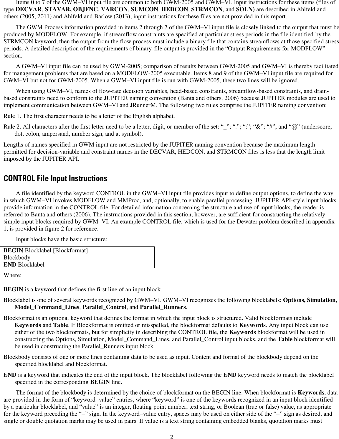 Page 2 of 5 - Input Instructions GWM-VI V1.0.1