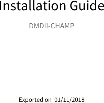 Page 1 of 10 - Installation Guide