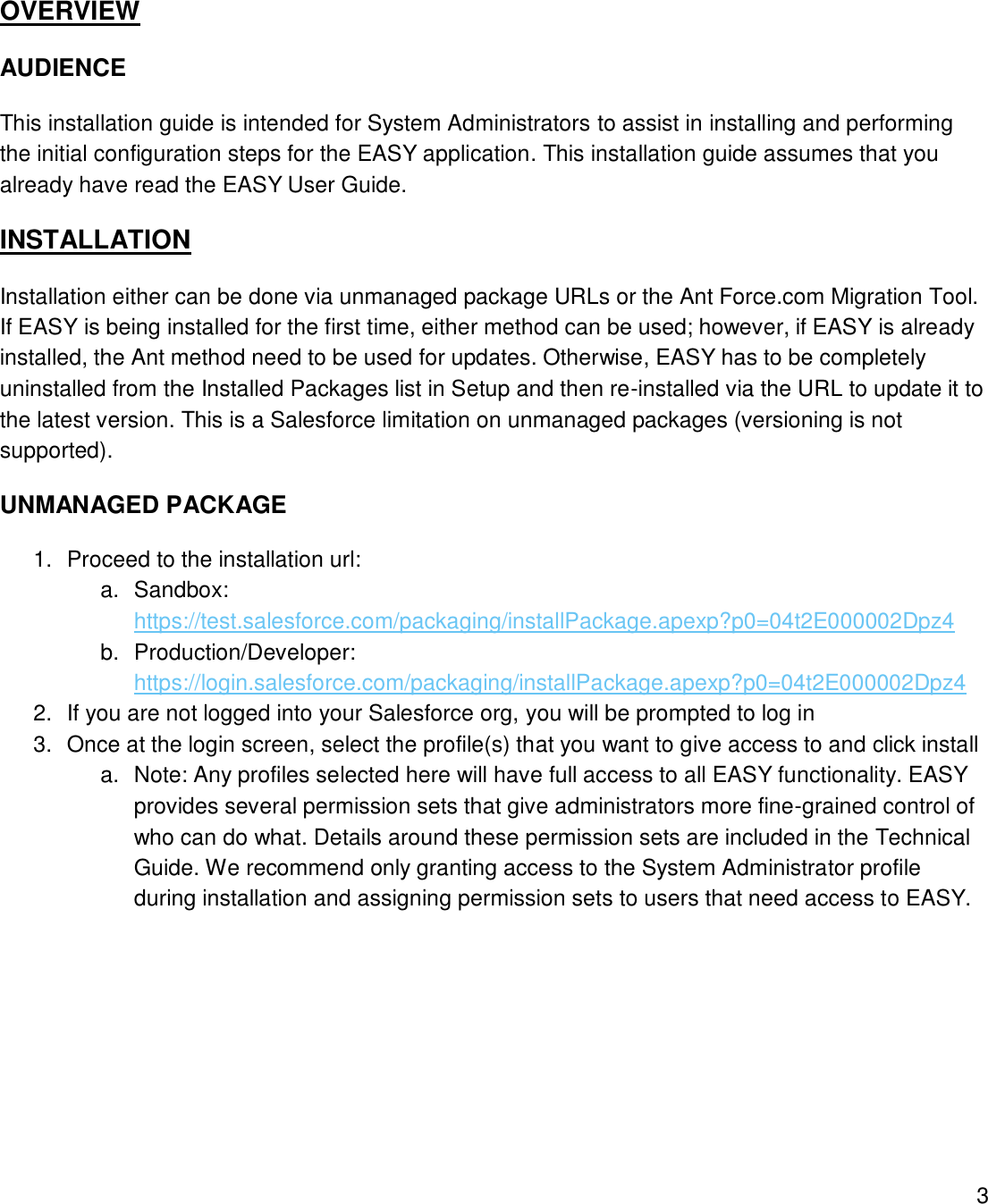 Page 3 of 12 - Installation Guide - EASY