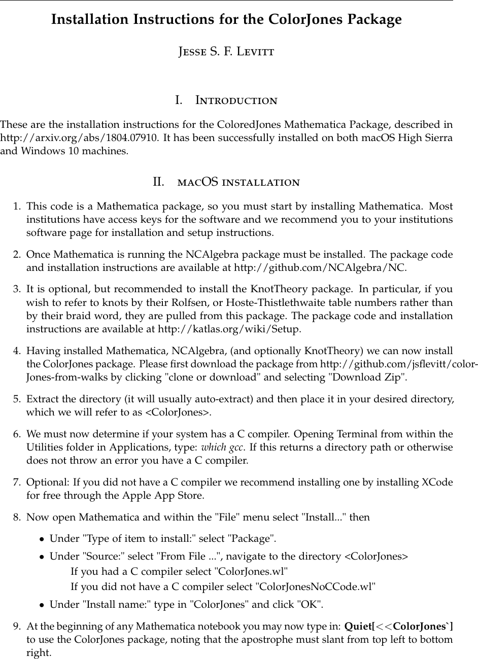 Page 1 of 2 - Installation Guide