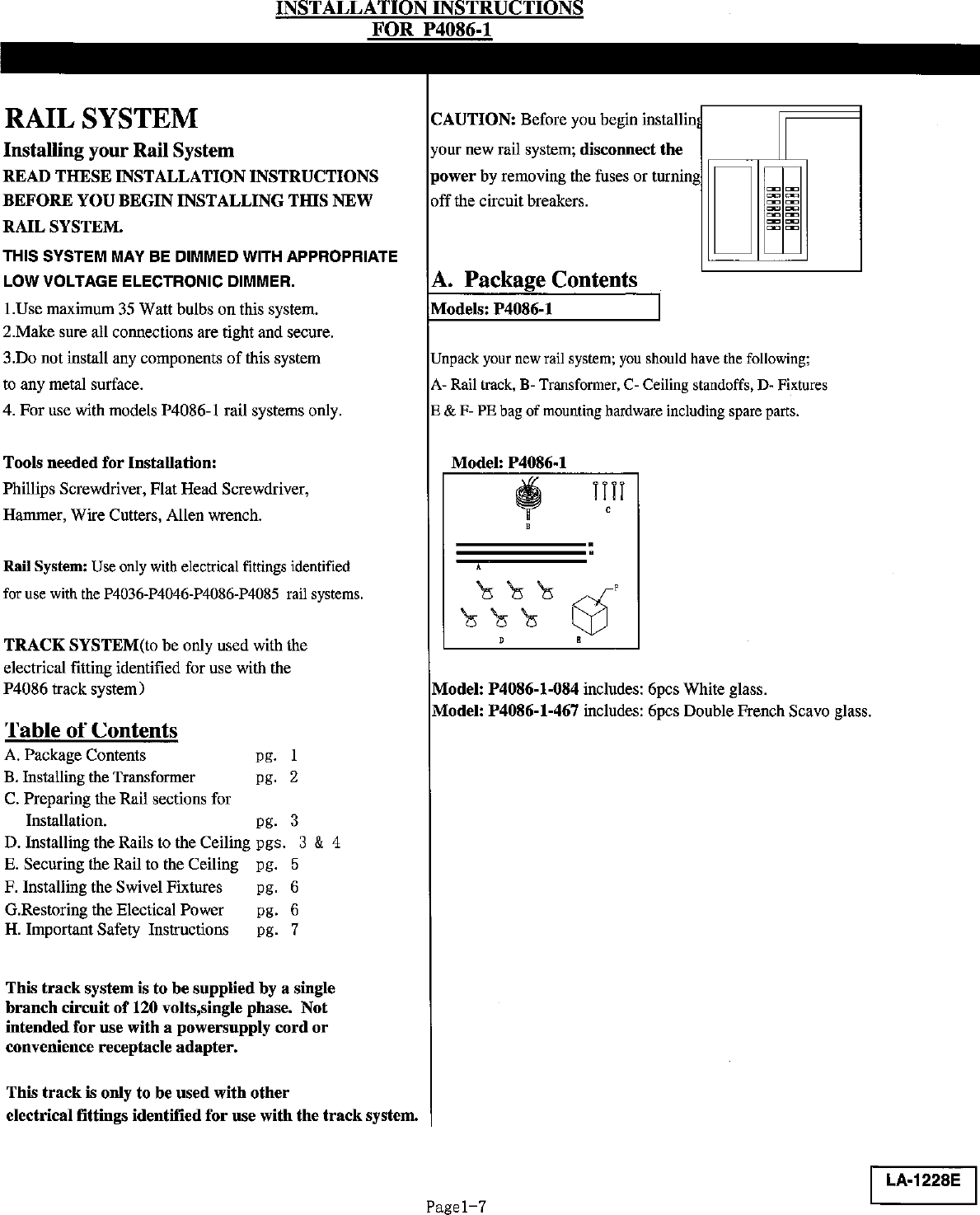 Page 1 of 7 - Instruction-manuals P4086-1-english-1398898261