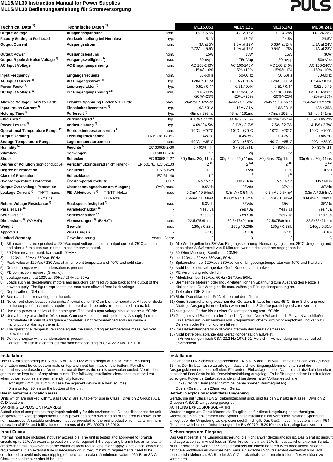 Page 3 of 4 - PU-371_012_00-10C Instruction Manual